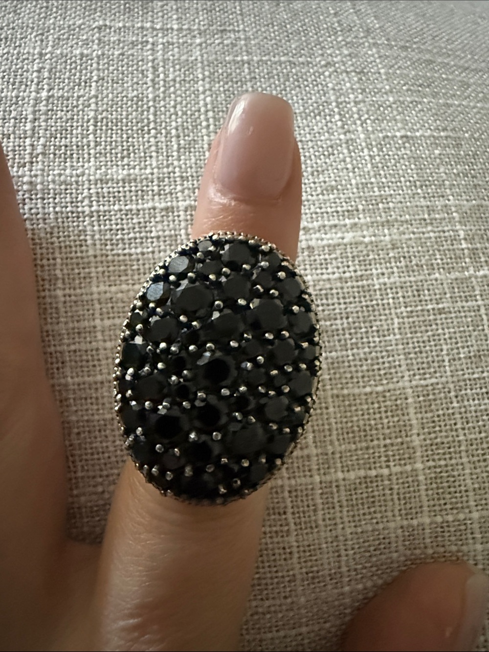 Konstantino Onyx Oval Ring